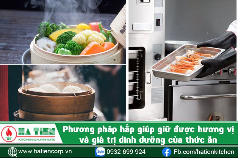 phương pháp hấp giúp giữ giá trị dinh dưỡng thực phẩm