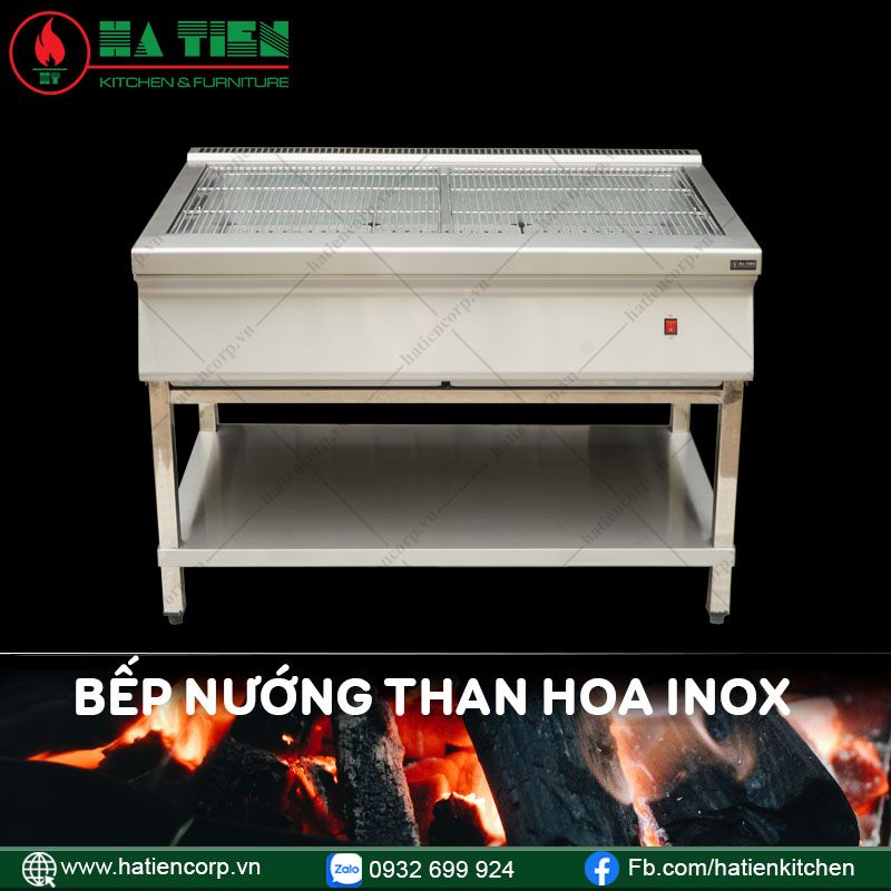 bếp nướng than hoa inox 1