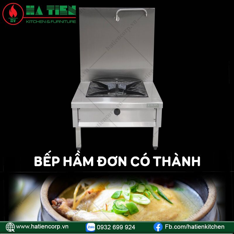 Bếp hầm đơn có thành
