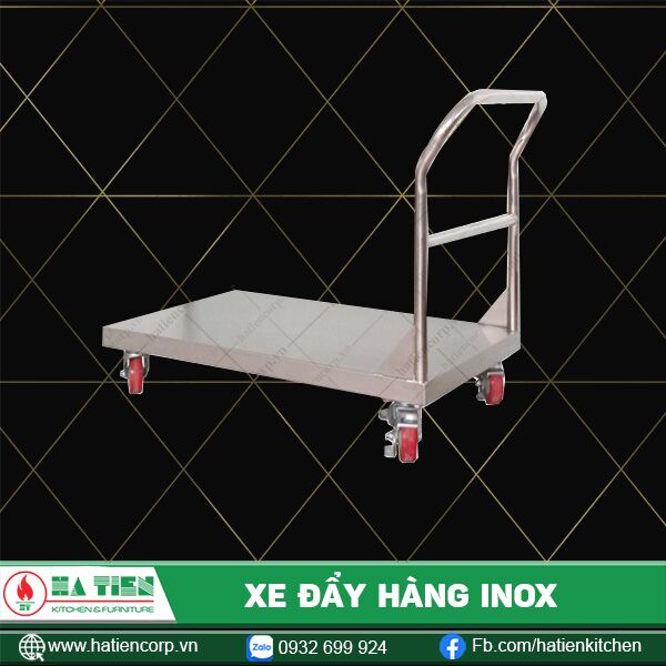 xe đẩy hàng inox 3