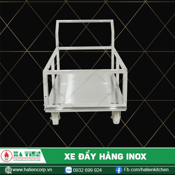 xe đẩy hàng inox 1