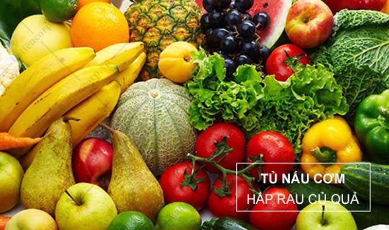 hấp rau củ bằng tủ nấu cơm