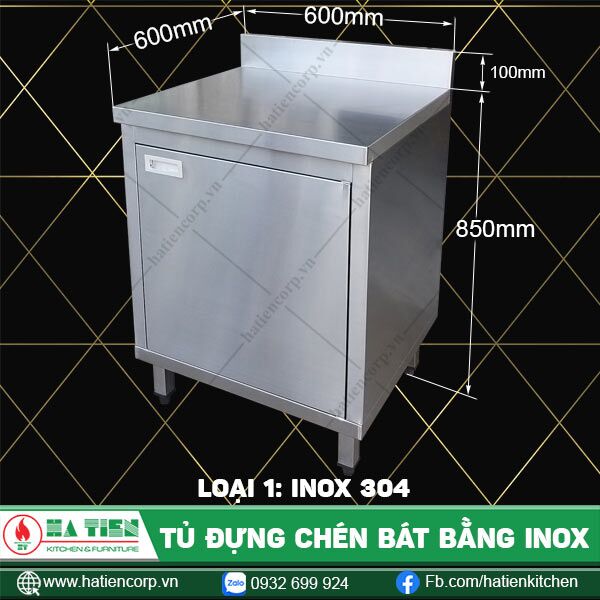 tủ đựng chén bát bằng inox QTC6-6