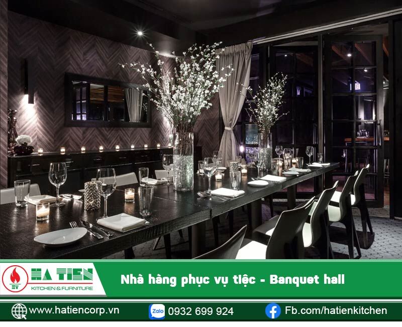 Hoặc các bữa tiệc linh đình với quy mô lớn