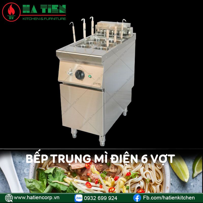 Bếp trụng mì điện 6 vợt