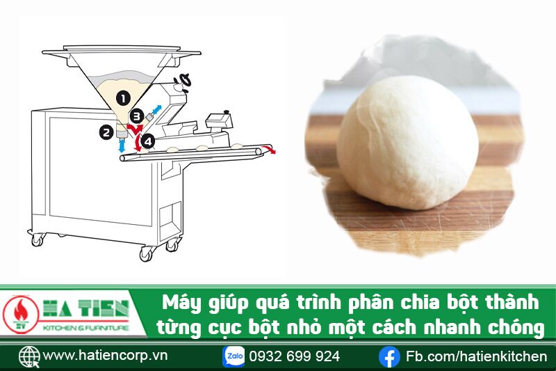 máy chia bột giúp quá trình phân chia bột diễn ra nhanh hơn