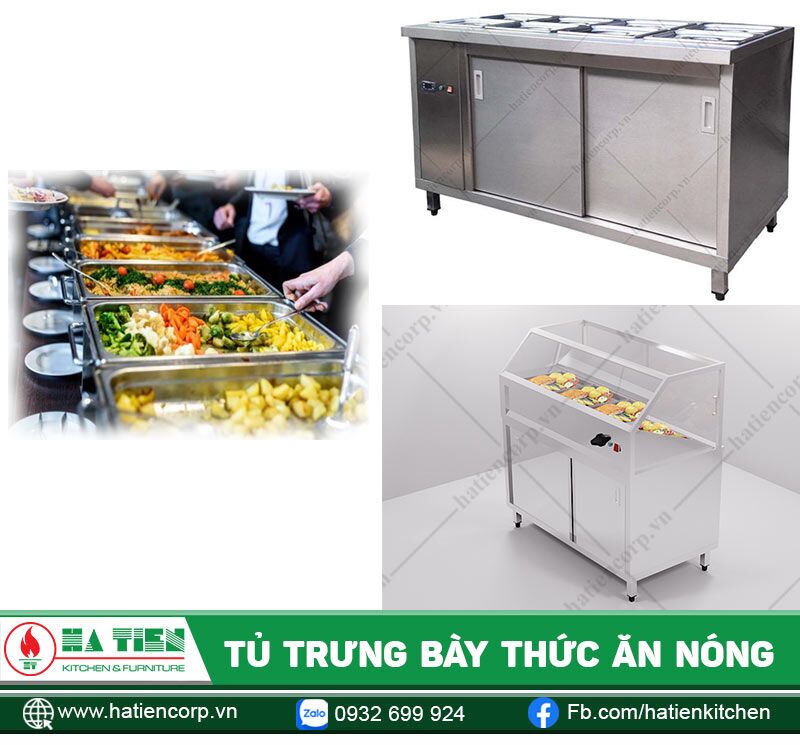 Tủ trưng bày thức ăn nóng