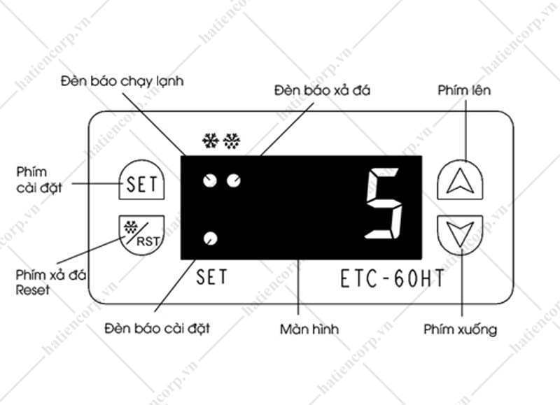 Hướng dẫn cài đặt nhiệt độ bàn mát công nghiệp