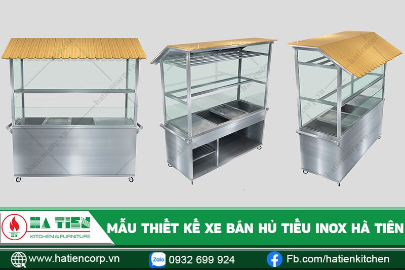 Mẫu thiếu kế xe bán hủ tiếu Hà Tiên