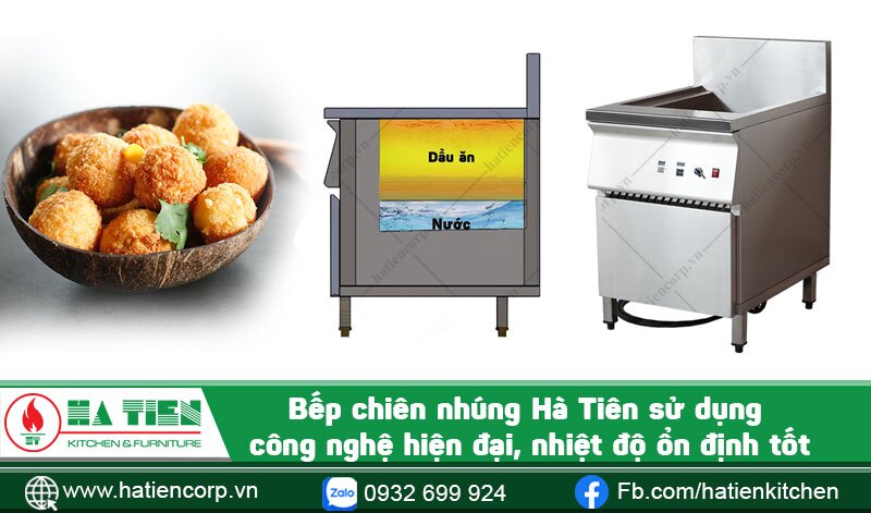 Bếp chiên nhúng Hà Tiên ổn định nhiệt độ tốt
