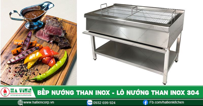 Bếp nướng than inox