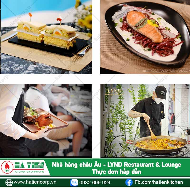 Không những phục vụ các món ăn ngon mà còn trang trí rất đẹp mắt