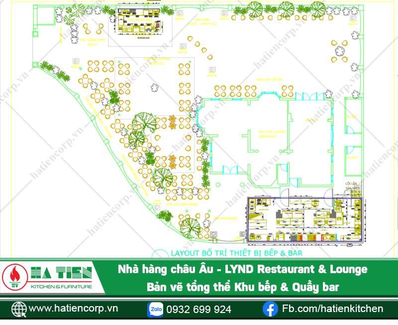 Tổng thể nhà hàng LYND Restaurant