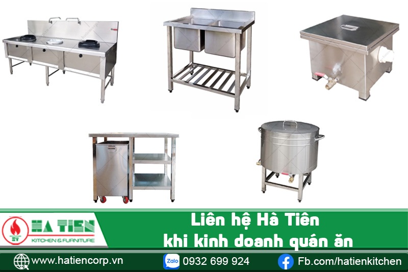 Liên hệ Hà Tiên khi kinh doanh quán ăn
