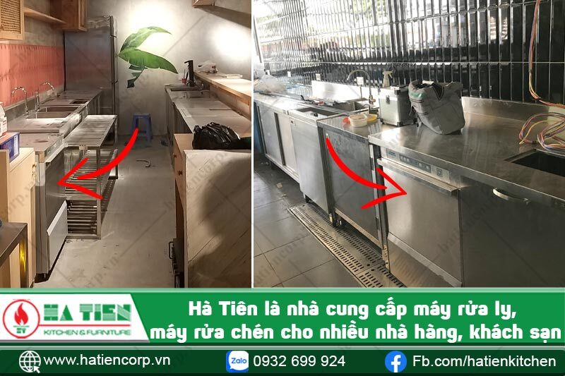Hà Tiên phân phối máy rửa ly chính hãng