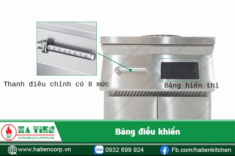 bảng điều khiển bếp điện từ