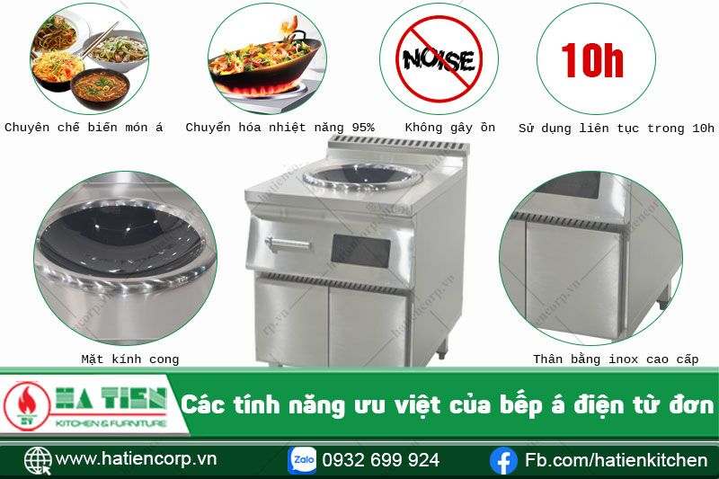 bếp á điện từ có nhiều ưu điểm