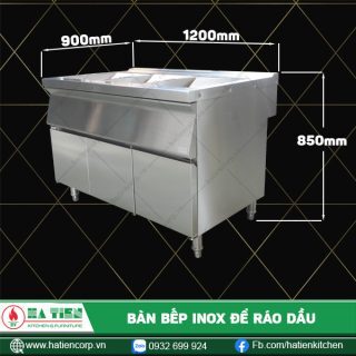 bàn bếp inox