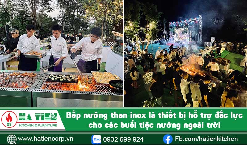 Bếp nướng than do Hà Tiên sản xuất