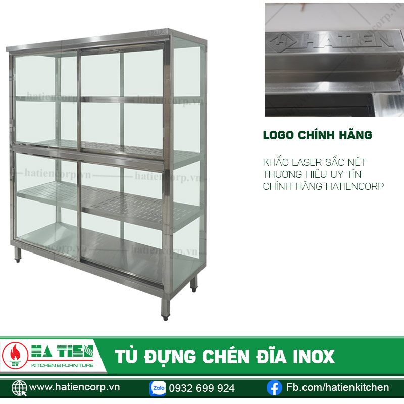 Tủ có logo chính hãng từ nhà sản xuất Hatiencorp