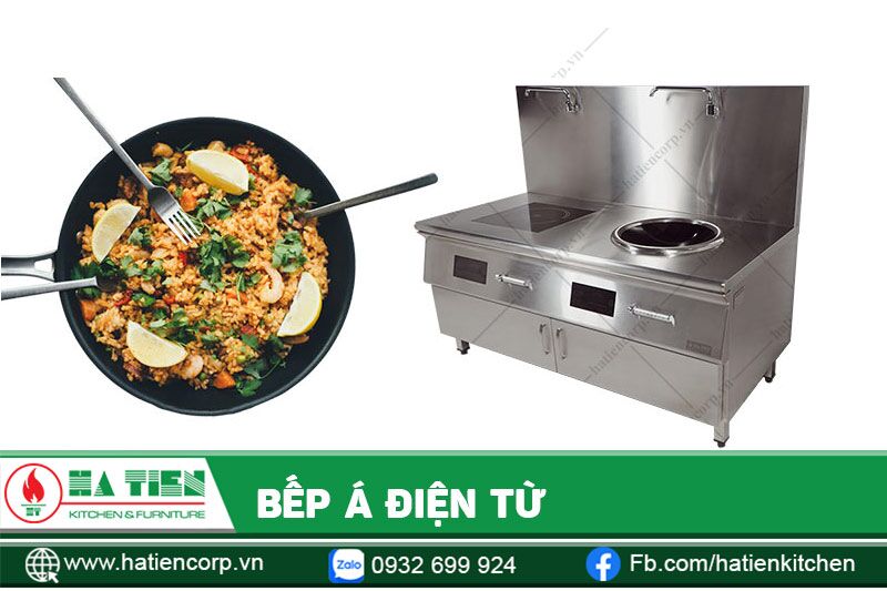 Bếp á điện từ 2 họng