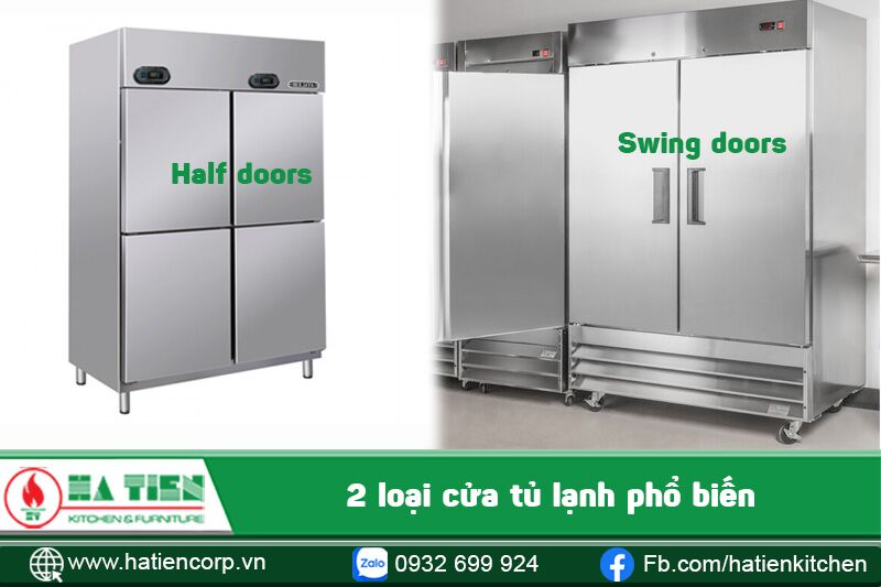 cửa tủ giữ lạnh thức ăn